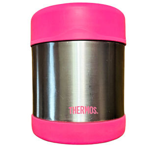 Thermos Pink Mini Stainless Steel 10oz Insulated Vacuum Hot Cold Food Drinks